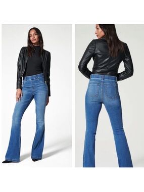 NWT SPANX Flare Jeans Vintage Indigo Women's Size S